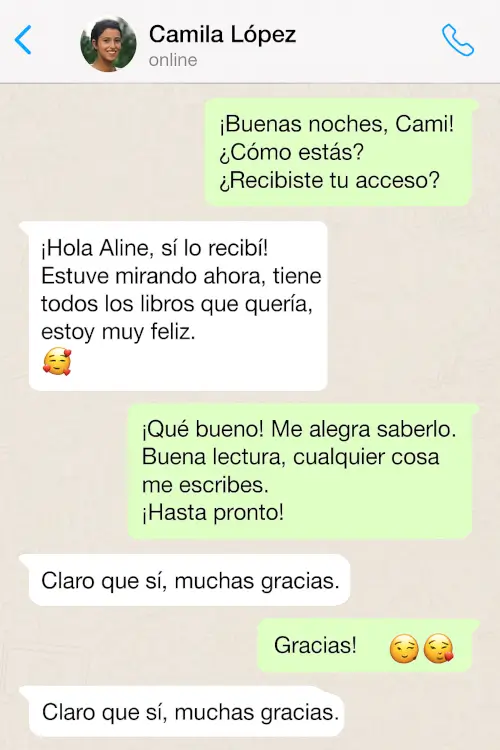 Depoimento 3 - WhatsApp